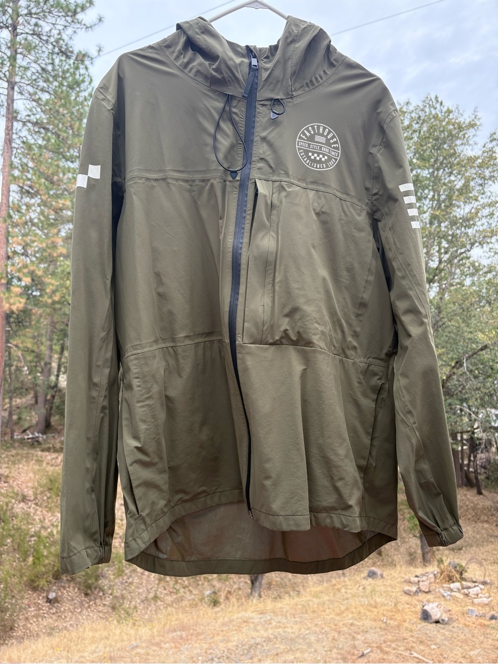Men’s Fasthouse Hooded Full-zip Jacket
